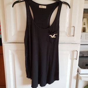 Black/Gold Hollister Tank Top - L